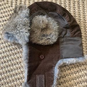 Trapper Floppy Hat w/Fur. Fashionable, warm & cozy perfect for cold windy temps!